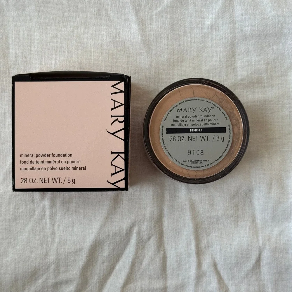 Mary Kay Mineral Powder Foundation Women's 0.28 oz Beige 0.5 Matte Natural